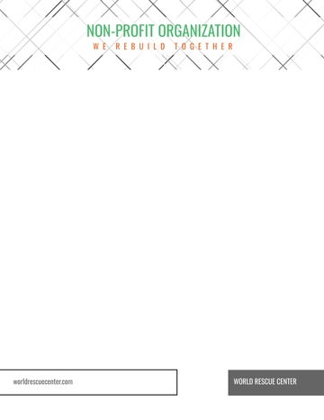 Free Non-profit Organization Letterhead Template to Edit Online