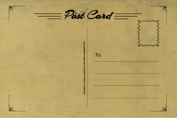 Free Simple Postcard Template to Edit Online