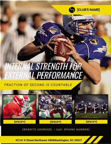 Free Sports eBook Cover Page Template to Edit Online