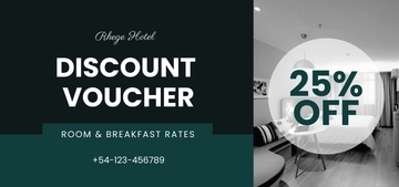 Free Hotel Voucher Template to Edit Online