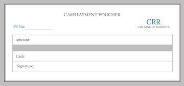 Free Cash Payment Voucher Template to Edit Online