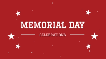 Free Memorial Day Youtube Channel Cover Template to Edit Online