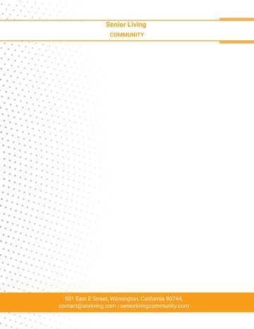 Free Community Service Letterhead Template to Edit Online