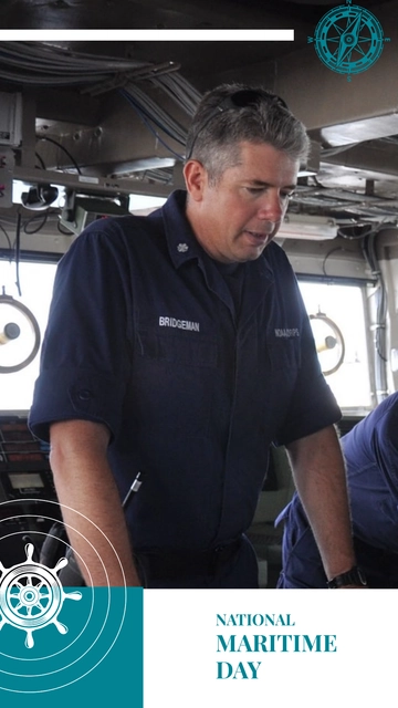 Free National Maritime Day Snapchat Geofilter Template to Edit Online
