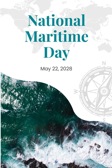 Free National Maritime Day Tumblr Post Template to Edit Online
