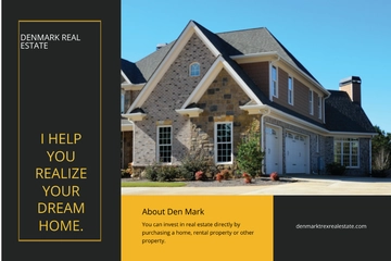 Free Realtor Postcard Template to Edit Online