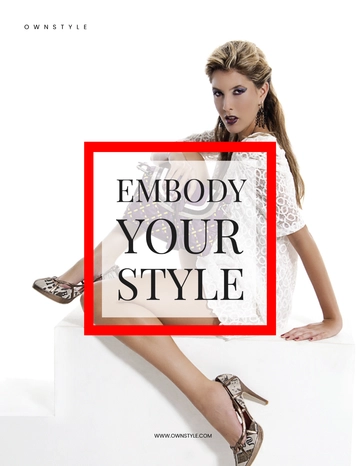 Free Printable Fashion Flyer Template to Edit Online