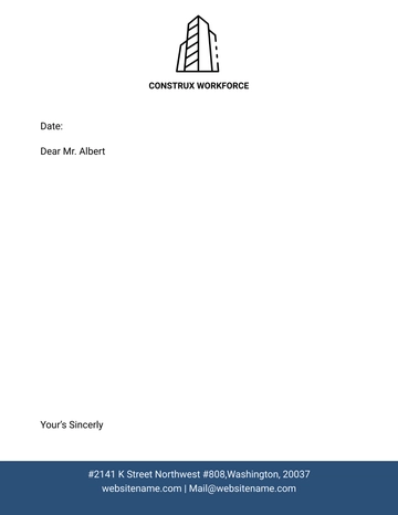 Free Architecture letterhead Template to Edit Online