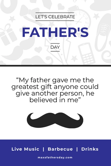 Free Father's Day Email Newsletter Template to Edit Online