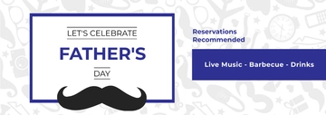 Free Father's Day Tumblr Banner Template to Edit Online