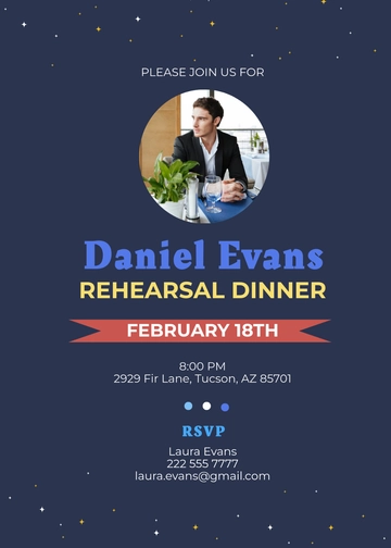 Rehearsal Dinner Invitation Template - Edit Online & Download