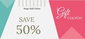 Free Blank Gift Coupon Template to Edit Online