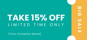 Free Printable Coupon Template to Edit Online