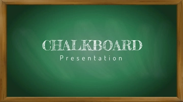 Free Chalkboard Presentation Template to Edit Online