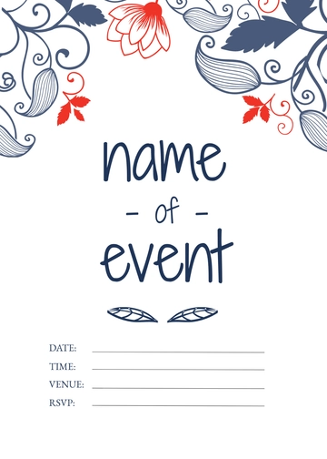 Free Blank Card Template to Edit Online