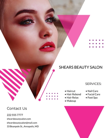 Free Salon Opening Flyer Template to Edit Online