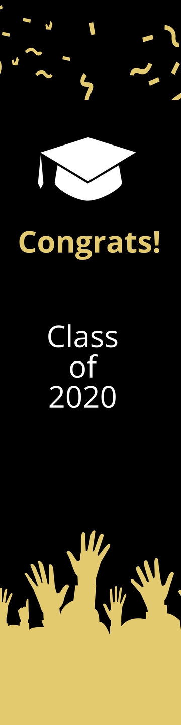 Free Graduation Bookmark Template to Edit Online