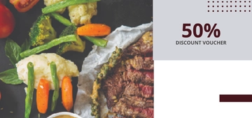 Free Dinner Discount Voucher Template to Edit Online