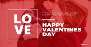 Valentines Day Facebook Post Template