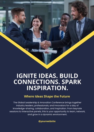 Free Sample Conference Poster Template to Edit Online