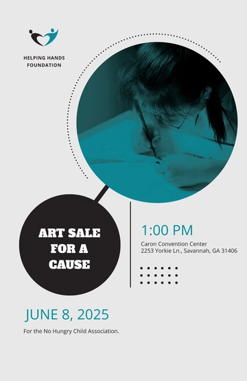 Free Fund Raising Event Poster Template to Edit Online