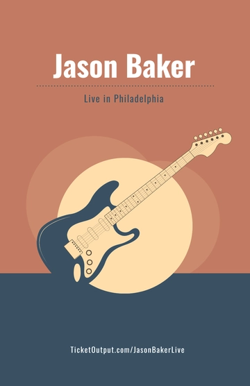 Free Live Music Concert Poster Template to Edit Online
