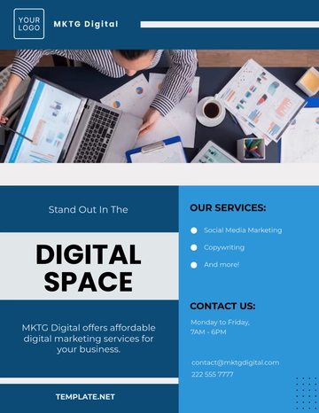 Free Digital Marketing Flyer Template to Edit Online