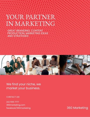 Free Modern Marketing Flyer Template to Edit Online