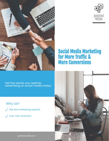 Social Media Marketing Flyer Template - Edit Online & Download