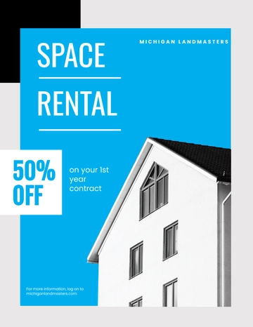 Free Simple Rental Flyer Template to Edit Online