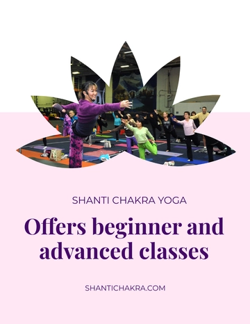 Free Yoga Class Flyer Template to Edit Online