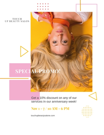 Free Salon Promotion Flyer Template to Edit Online