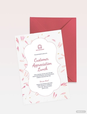 Appreciation Luncheon Invitation Template