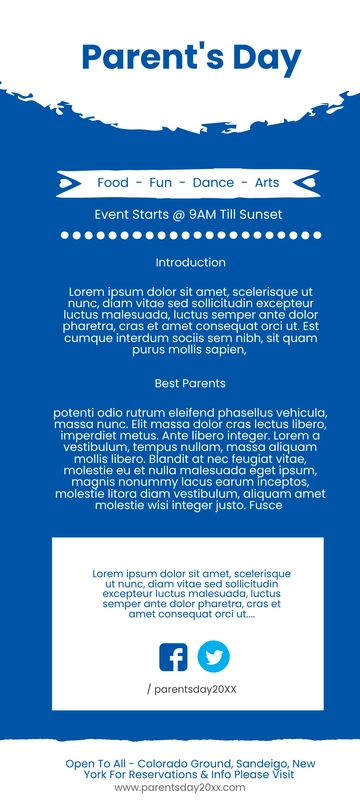 Free Parent's Day Email Newsletter Template to Edit Online