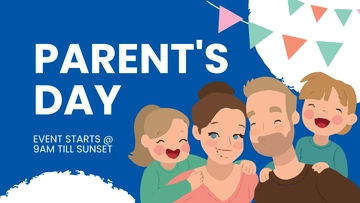 Free Parent's Day Google Plus Cover Template to Edit Online