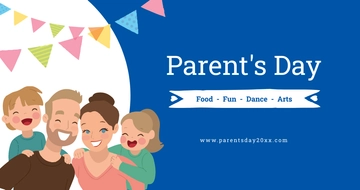 Free Parent's Day LinkedIn Blog Post Template to Edit Online
