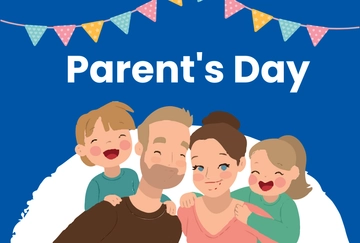 Free Parent's Day Pinterest Board Cover Template to Edit Online