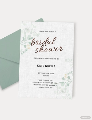 Bridal Shower Party Invitation Template
