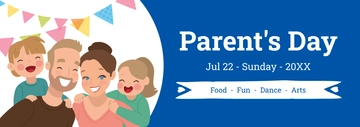 Free Parent's Day Tumblr Banner Template to Edit Online