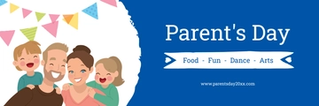 Free Parent's Day Twitter Header Cover Template to Edit Online
