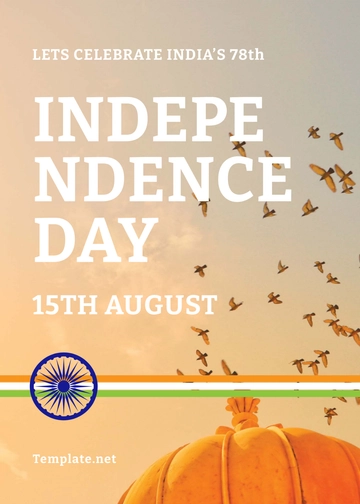 Free Indian Independence Day Template to Edit Online