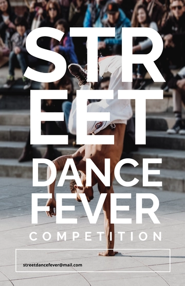 Free Dance Poster Template to Edit Online