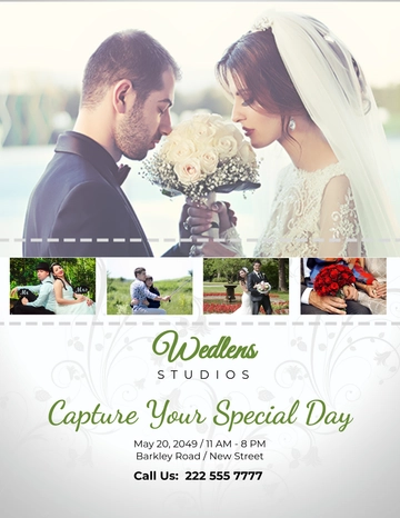 Wedding Photography Flyer Template - Edit Online & Download