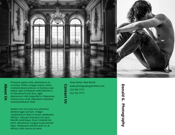 Free Photography Portfolio Brochure Template to Edit Online