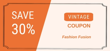 Free Vintage Blank Coupon Template to Edit Online