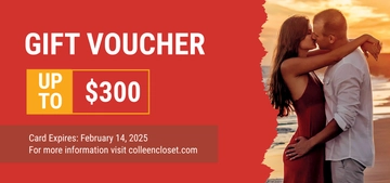 Free Valentine's Day Voucher Template to Edit Online