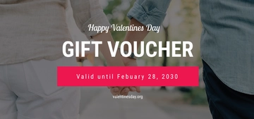 Free Printable Valentine's Day Voucher Template to Edit Online