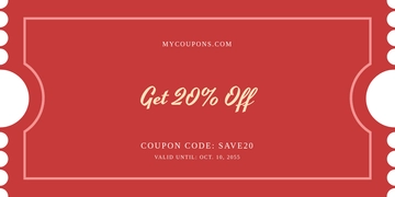 Free Blank Coupons Template to Edit Online