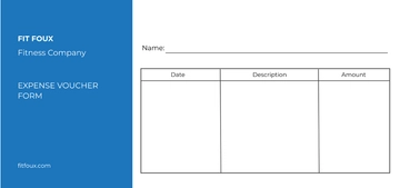 Free Expense Voucher Template to Edit Online