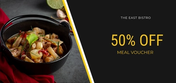 Free Meal Voucher Template to Edit Online